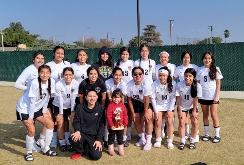 Selma High girls varsity soccer team after a 0-8 win against Immanuel on December 4th.