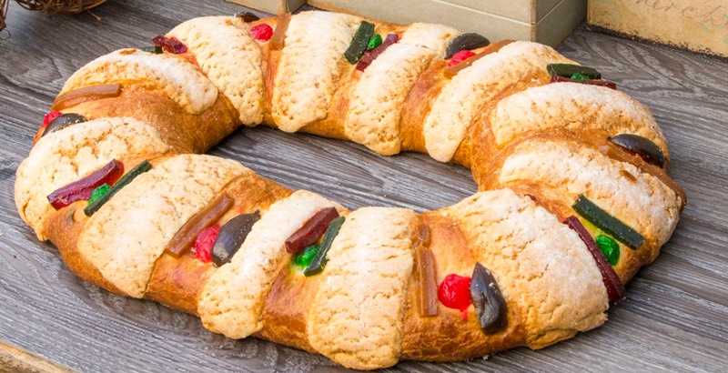 Three Kings’ Day special bread: Rosca de Reyes