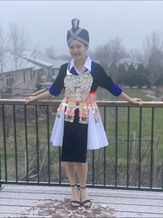 Mrs.+Chang+in+traditional+Hmong+clothing+