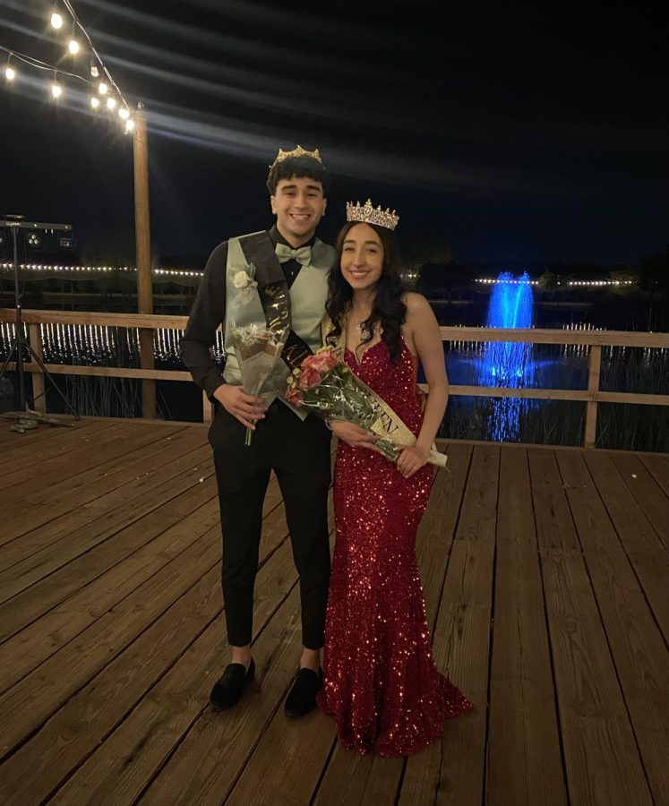 Prom King and Queen of 2023, Antony Botros and Sydney Sanchez.