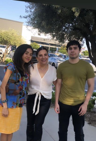 Maria Rodriguez spending time with her family.