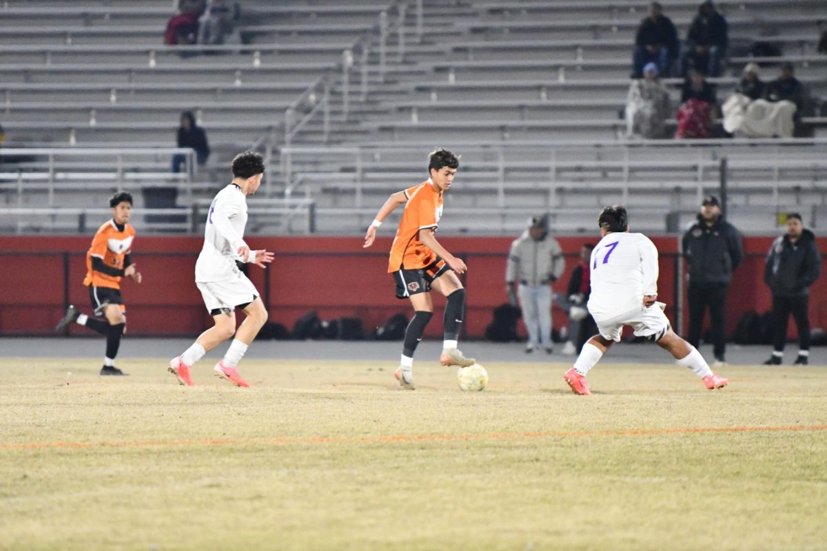 Brando Torres showing his skills and focus on the field