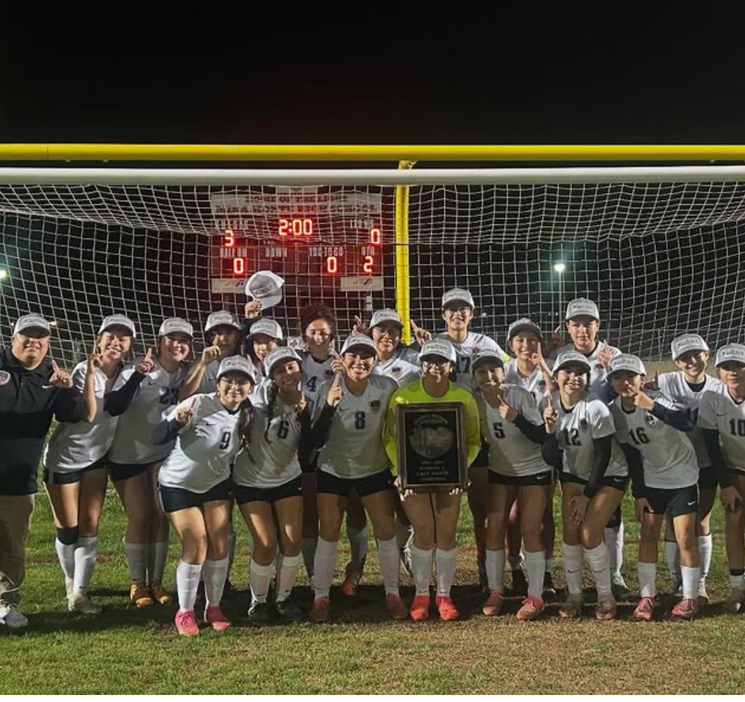 Varsity Girls’ Soccer after winning Valley Championship 