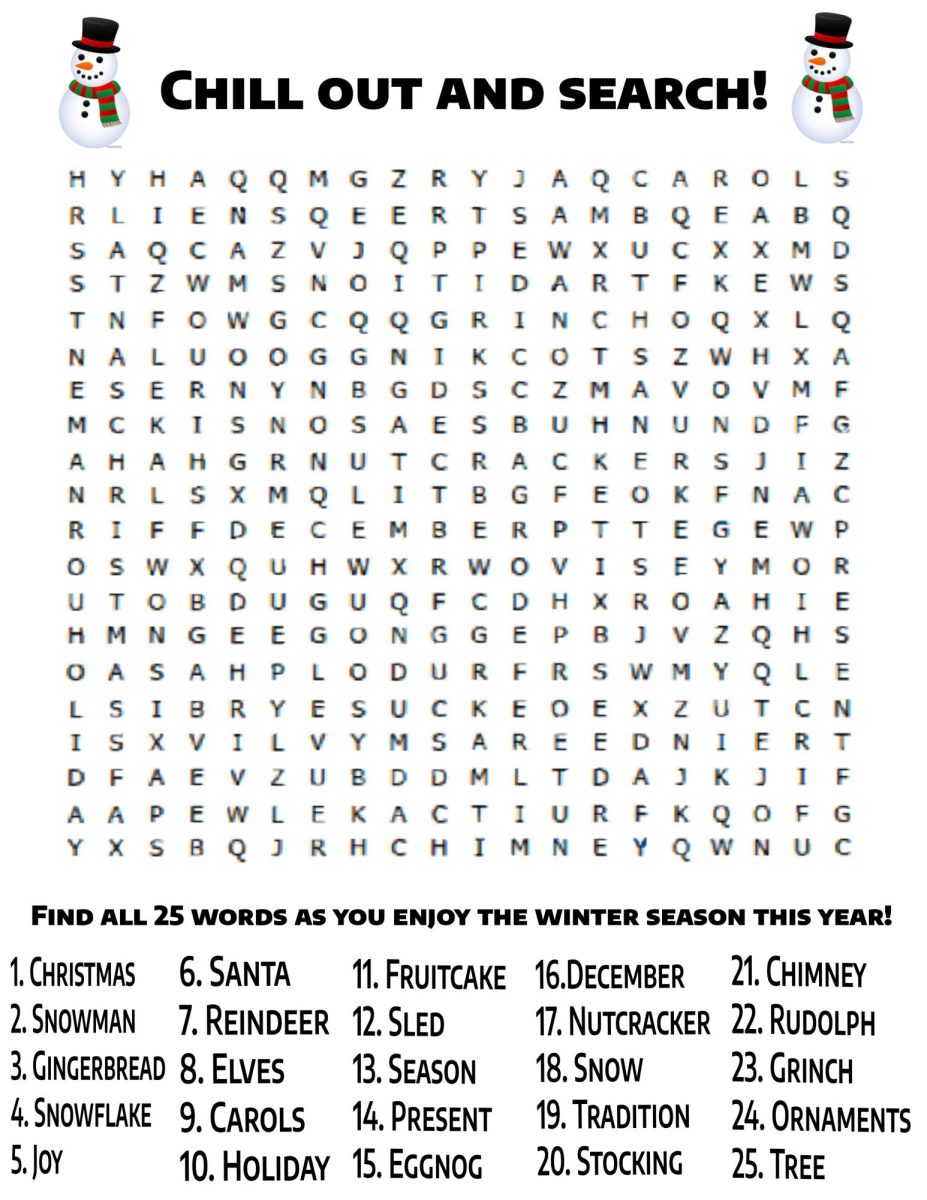 Winter Word Search