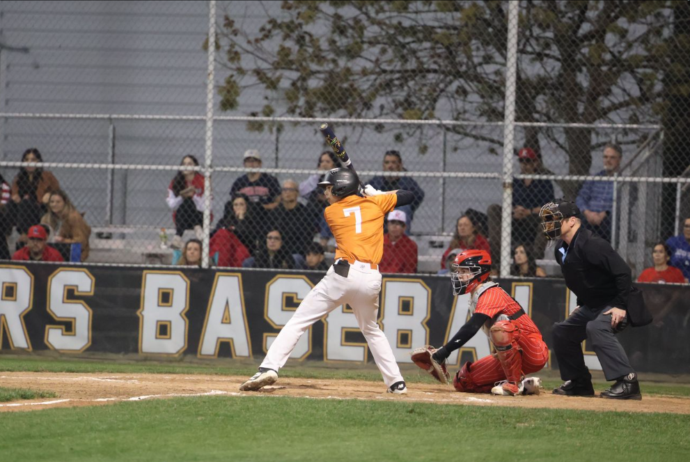 Sonny Rivera getting ready to hit the ball.