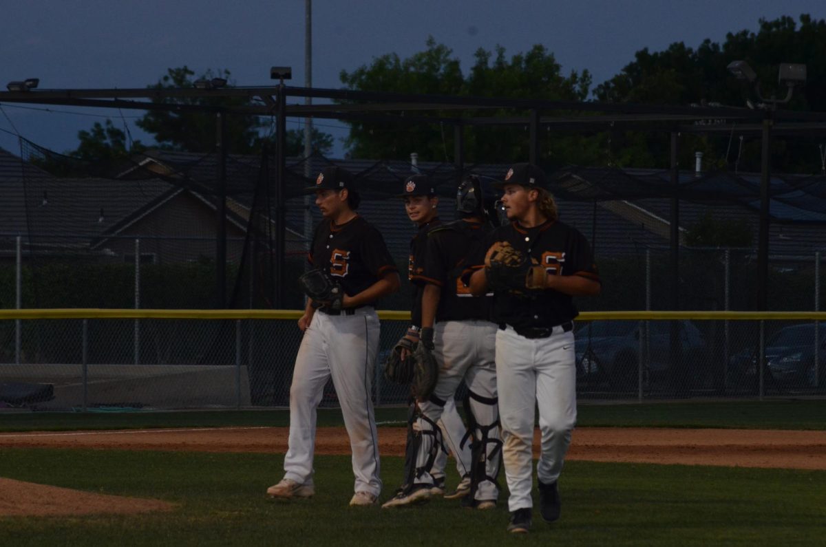 The bears embrace during the game against Exeter. 